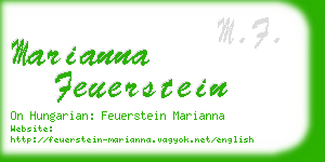 marianna feuerstein business card